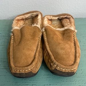 Brown Lamo Slippers Men Size (10)
